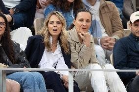 2025 French Open - Celebrities In Stands Night 11 NB