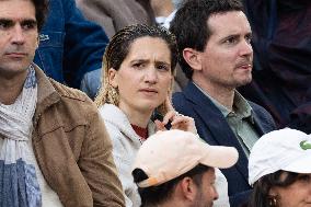 2025 French Open - Celebrities In Stands Night 11 NB