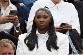 2025 French Open - Celebrities In Stands Night 11 NB