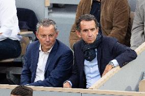 2025 French Open - Celebrities In Stands Night 11 NB