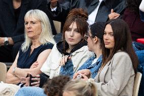 2025 French Open - Celebrities In Stands Night 11 NB