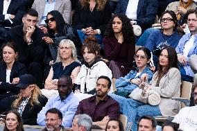 2025 French Open - Celebrities In Stands Night 11 NB