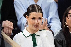 2025 French Open - Celebrities In Stands Night 11 NB