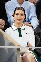 2025 French Open - Celebrities In Stands Night 11 NB