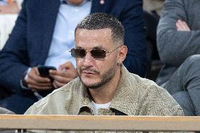 2025 French Open - Celebrities In Stands Night 11 NB