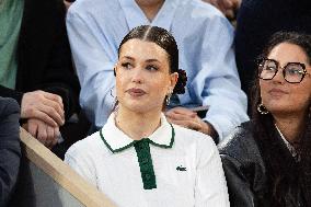 2025 French Open - Celebrities In Stands Night 11 NB