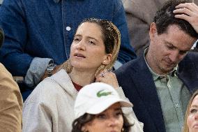 2025 French Open - Celebrities In Stands Night 11 NB