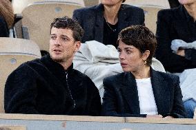 2025 French Open - Celebrities In Stands Night 11 NB