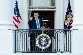 President Trump At A Summer Soiree On The South Lawn Of The White House - DC