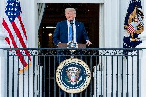 President Trump At A Summer Soiree On The South Lawn Of The White House - DC