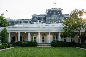 President Trump At A Summer Soiree On The South Lawn Of The White House - DC