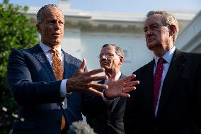 Senate Republicans Meet at White House Over Trump’s Spending Bill - DC