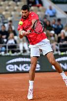 French Open - Novak Djokovic Quarter Final Match