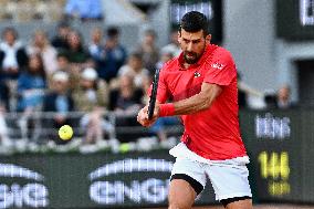French Open - Novak Djokovic Quarter Final Match