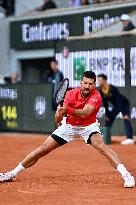French Open - Novak Djokovic Quarter Final Match