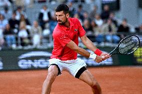 French Open - Novak Djokovic Quarter Final Match