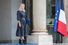 Weekly Cabinet Meeting - Paris