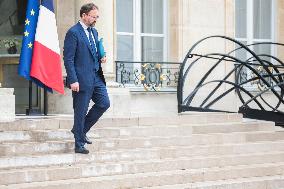 Weekly Cabinet Meeting - Paris