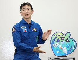 Astronaut Yui meets press ahead of ISS mission