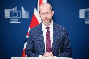 EU Press Conference On Strategic Projects On Raw Materials