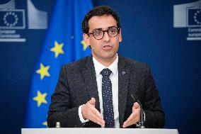 EU Press Conference On Strategic Projects On Raw Materials