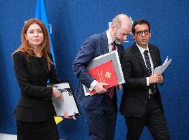 EU Press Conference On Strategic Projects On Raw Materials