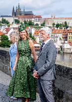 Royal Couple Visit To Prague - Day 2