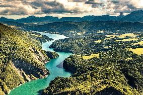 Illustration - Aerial View of France