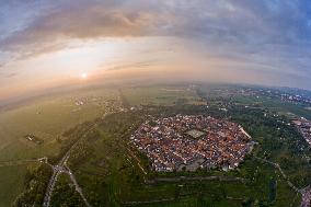 Illustration - Aerial View of France