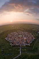 Illustration - Aerial View of France