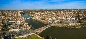 Illustration - Aerial View of France