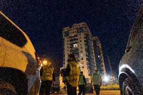 Russian Drone Strike - Kharkiv