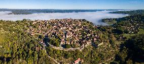 Illustration - Aerial View of France