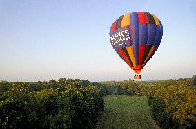 Illustration - Aerial View of France