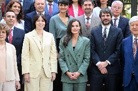 Queen Letizia At Meeting With The Board Of The Student Residence - Madrid