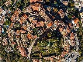 Illustration - Aerial View of France