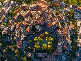 Illustration - Aerial View of France