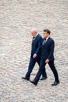 Emmanuel Macron welcomes Lula Da Silva to Les Invalides - Paris AJ