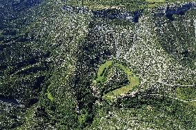 Illustration - Aerial View of France