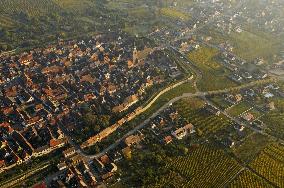 Illustration - Aerial View of France