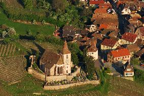 Illustration - Aerial View of France