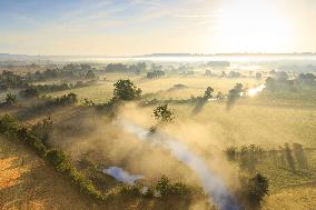 Illustration - Aerial View of France
