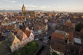 Illustration - Aerial View of France