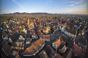 Illustration - Aerial View of France