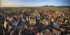 Illustration - Aerial View of France