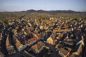 Illustration - Aerial View of France