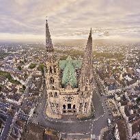 Illustration - Aerial View of France