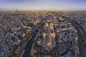 Illustration - Aerial View of France