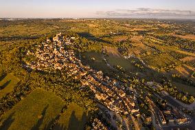 Illustration - Aerial View of France
