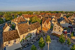 Illustration - Aerial View of France